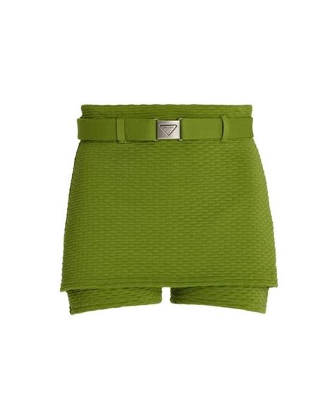 prada jacquard mini shorts|Designer Micro Shorts for Women .